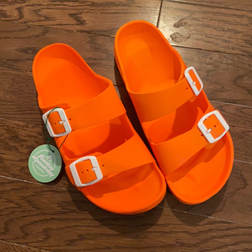 Funky Monkey Beach Slides Size 8 NWT